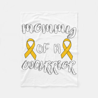 Couverture Polaire Cure Childhood Cancer Awareness Mum Of A Warrior 