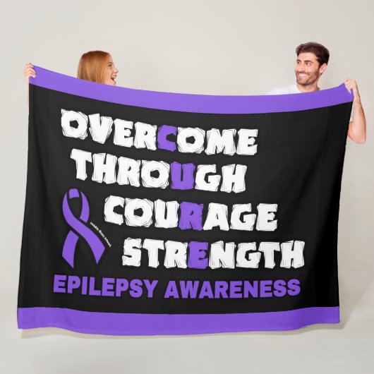 Couverture Polaire CURE...Epilepsie (En situation)