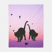 Couverture Polaire Curious Cats Beach Scène (Devant)