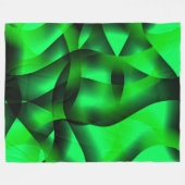 Couverture Polaire Curling vert citron vert et noir, avec ombre ? (Devant (Horizontal))