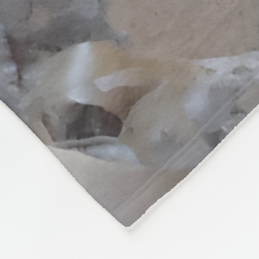 Couverture Polaire Curly Birch Bark Tree Rustic (Coin)