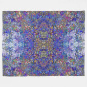 Couverture Polaire Currant Feuille Arbre Méditation Fleece Blanket (Devant (Horizontal))