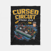 Couverture Polaire Cursed Circuit Starter Pack Funny Electronics Hall (Devant)
