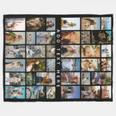 Couverture Polaire Custom 36 x photo collage Personalized  (Devant (Horizontal))