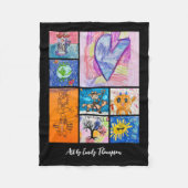 Couverture Polaire Custom 8 Photo Kids' Art Keepsake (Devant)