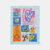 Couverture Polaire Custom 8 Photo Kids' Art Keepsake (Devant)