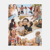 Couverture Polaire Custom 9 Photo Collage (Devant)