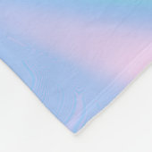 Couverture Polaire Custom Abstract Pastel Color Fluid Fleece Blanket (Coin)