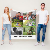 Custom Best grand-père ever 6 photo collage