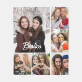 Couverture Polaire Custom "Besties" Photo Collage  (Devant)