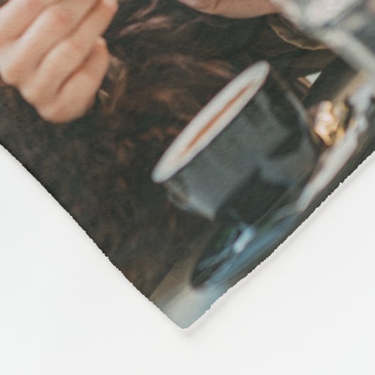 Couverture Polaire Custom "Besties" Photo Collage  (Coin)