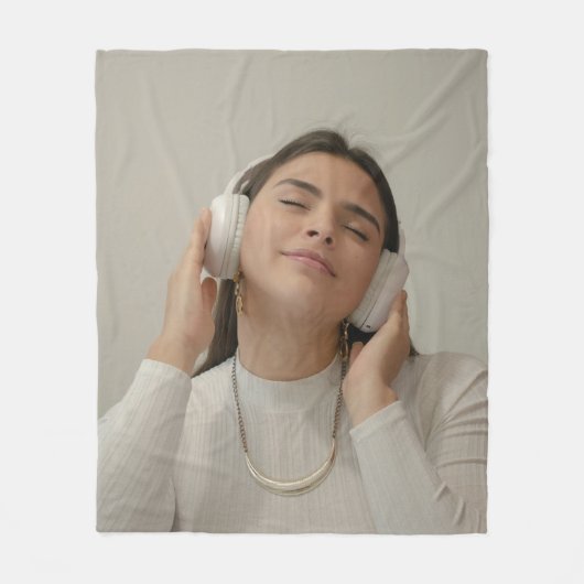 Couverture Polaire Custom Full Photo Moderne   (Devant)