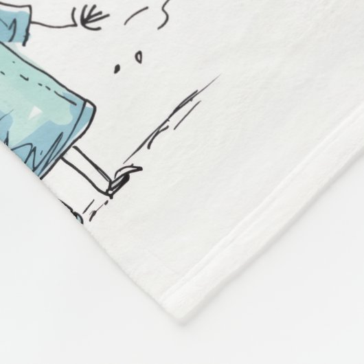 Couverture Polaire custom kids drawing (Coin)