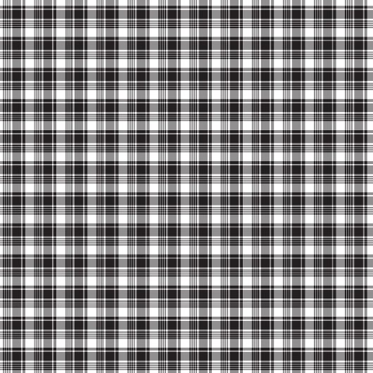 Couverture Polaire Custom Monogram Black White Buffalo Plaid Blanket