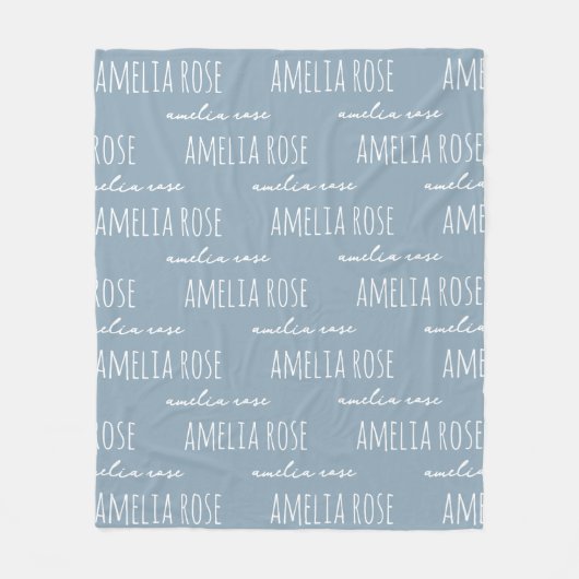 Couverture Polaire Custom Name Blanket Anniversary Gift for Couples (Devant)
