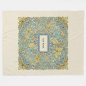 Couverture Polaire Custom Name Vibrant Zentangle Fleece Blanket (Devant (Horizontal))