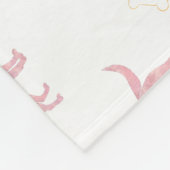 Couverture Polaire Custom Pastel pink Labrador retriever blanket gift (Coin)