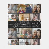 Couverture Polaire Custom Photo Blanket for Grandma Gift (Devant)