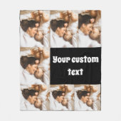 Couverture Polaire Custom Photo Throw Blanket – Personalized Picture  (Devant)