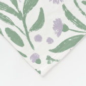 Couverture Polaire Custom sherpa baby blanket with personalized name. (Coin)