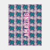 Couverture Polaire Custom turtle pattern  (Devant)