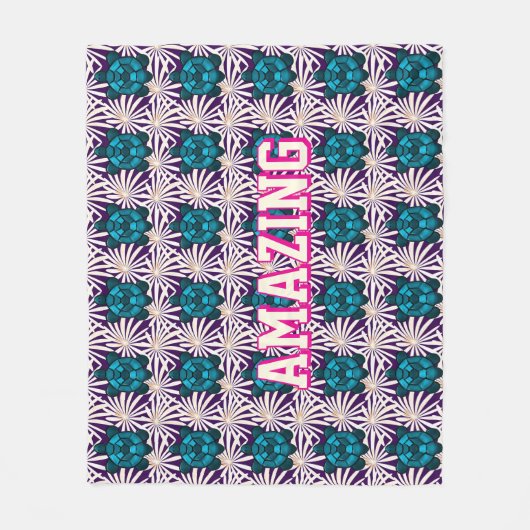 Couverture Polaire Custom turtle pattern  (Devant)