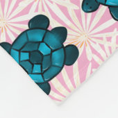 Couverture Polaire Custom turtle pattern Sherpa Blanket (Coin)