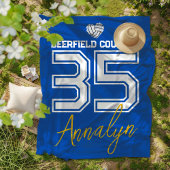 Couverture Polaire Custom Volleyball Name Number School 