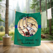 Couverture Polaire Custom Volleyball Picture Senior Night Graduation