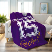 Couverture Polaire Custom Volleyball Senior Keepsake Gift
