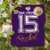Couverture Polaire Custom Volleyball Senior Keepsake Gift