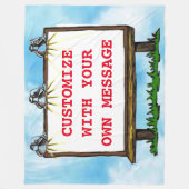 COUVERTURE POLAIRE CUSTOMISER VOTRE PROPRE BILLBOARD (Devant)