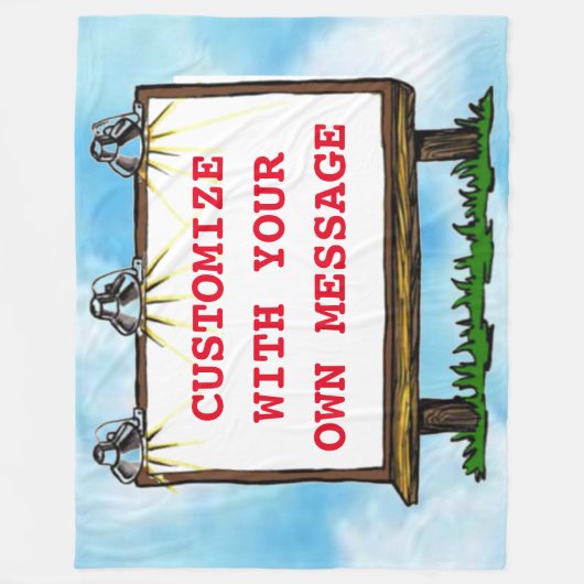 COUVERTURE POLAIRE CUSTOMISER VOTRE PROPRE BILLBOARD (Devant)