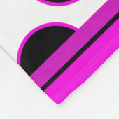 Couverture Polaire Customisez les vôtres - Conception de points roses (Coin)
