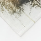 Couverture Polaire Customize Romantic Couple Mountain Stream Camping (Coin)