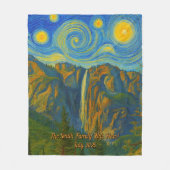 Couverture Polaire Customize van Gogh Yosemite Valley Family Vacation (Devant)