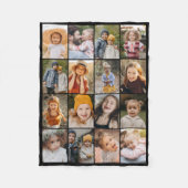 Couverture Polaire Customized 16 Photo Collage Modern Trendy (Devant)