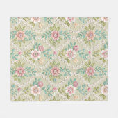 Couverture Polaire Customized Pattern Texture Lace Floral (Devant (Horizontal))