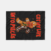 Couverture Polaire Cut My Life Into Eces Gingerbread Christmas Elder  (Devant (Horizontal))