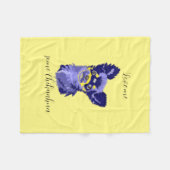 Couverture Polaire Cute Abstrait Chihuahua Fleece Blanket (Devant (Horizontal))