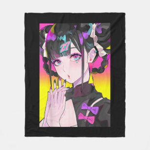 Couverture Polaire Cute Anime Girl Japanese Aesthetic Anime Tee Otaku