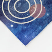 Couverture Polaire Cute astronaute Space Cow Alien UFO USA (Coin)