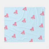 Couverture Polaire Cute Axolotl (Devant (Horizontal))