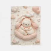 Couverture Polaire Cute Baby Animals Blanket (Devant)