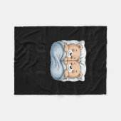 Couverture Polaire Cute Bear Couple This Is Our Cuddle (Devant (Horizontal))