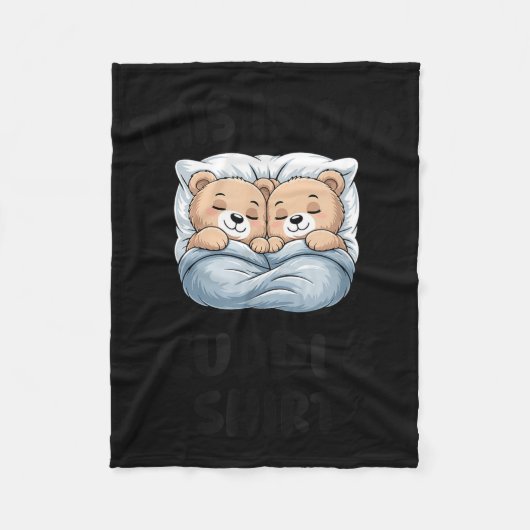 Couverture Polaire Cute Bear Couple This Is Our Cuddle (Devant)