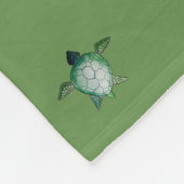Couverture Polaire Cute bébé tortue couette douillette (Coin)