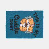 Couverture Polaire Cute Bee Couple Snuggle Cuddle  (Devant (Horizontal))