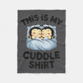 Couverture Polaire Cute Bees Snuggle This Is My Cuddle  (Devant)
