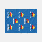 Couverture Polaire Cute benne à benne de construction garçons polaire (Devant (Horizontal))